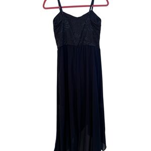 Lily Rose Deep Navy Blue Dress